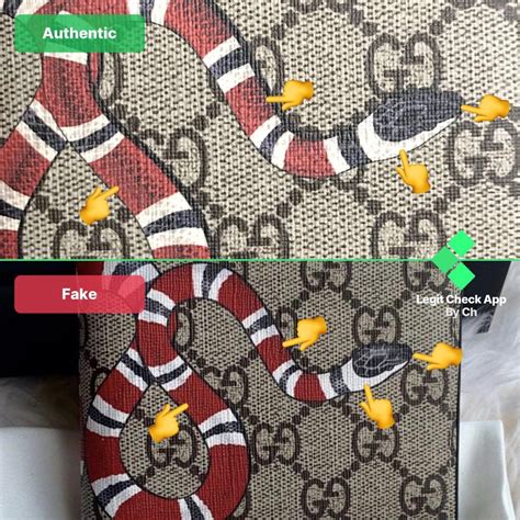 gucci snake wallet real vs fake|authentic gucci gg.